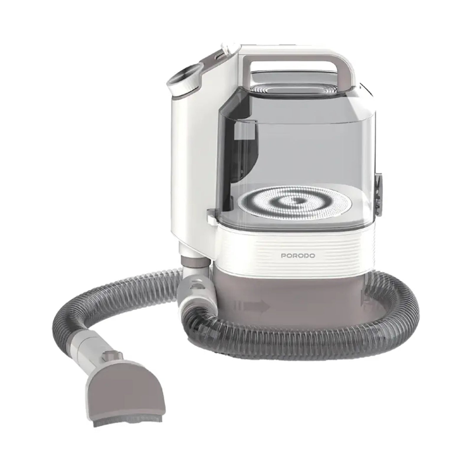 Porodo Pet Grooming Kit Trimmer & Vacuum - White